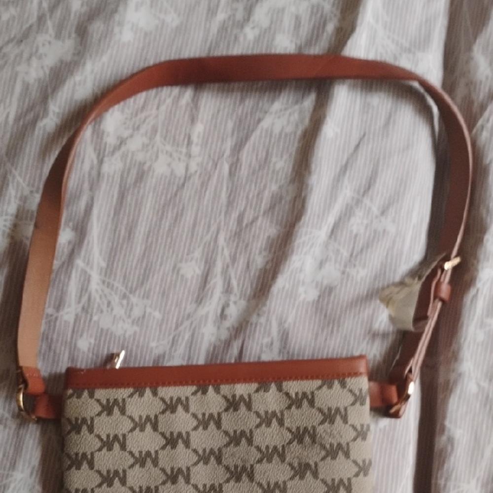 MICHAEL Michael Kors Brown Monogram Crossbody Bag